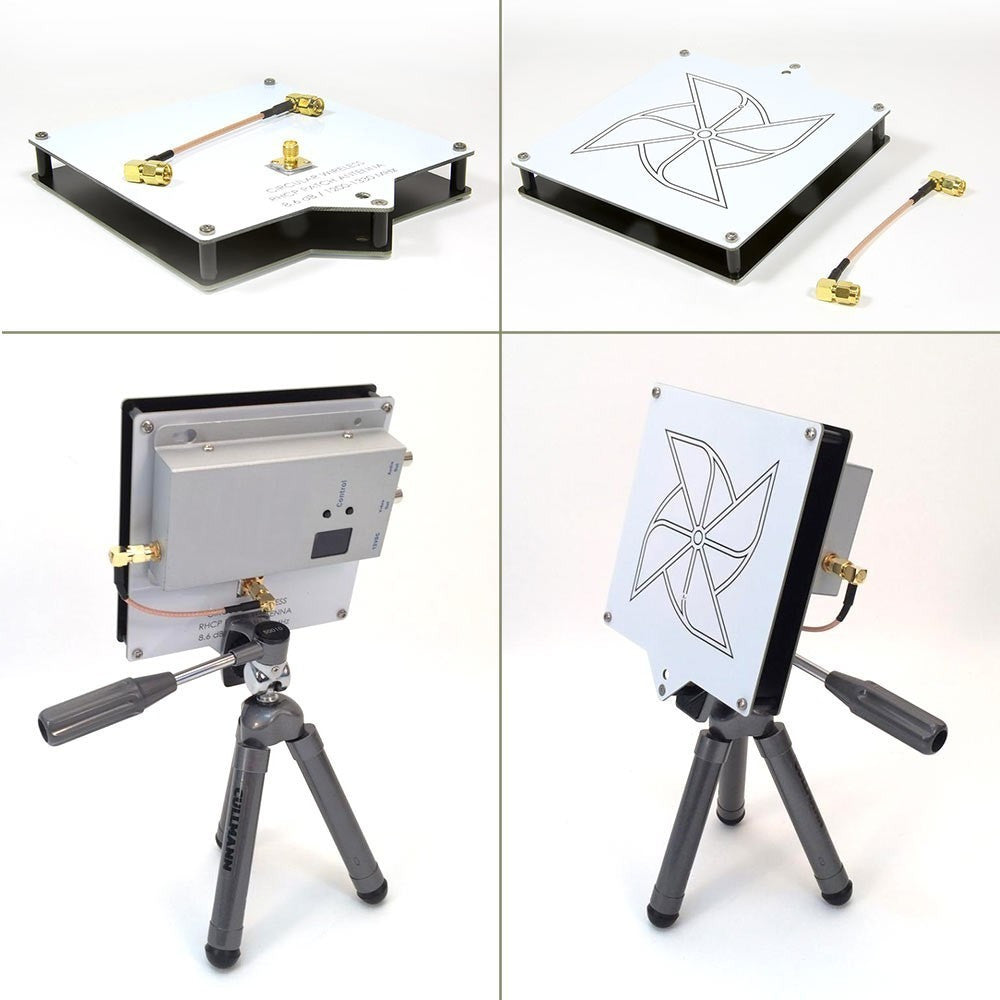 1.2GHz Circular Wireless Patch Antenna 8.6dBi