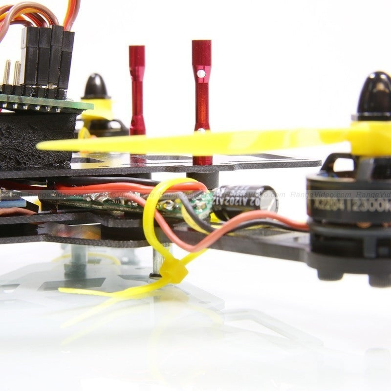 HQ 4.5mm Round Female-Female Standoff M3x0.5x30mm - red (2pcs/set)