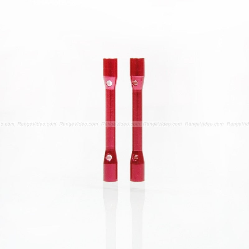 HQ 4.5mm Round Female-Female Standoff M3x0.5x40mm - red (2pcs/set)