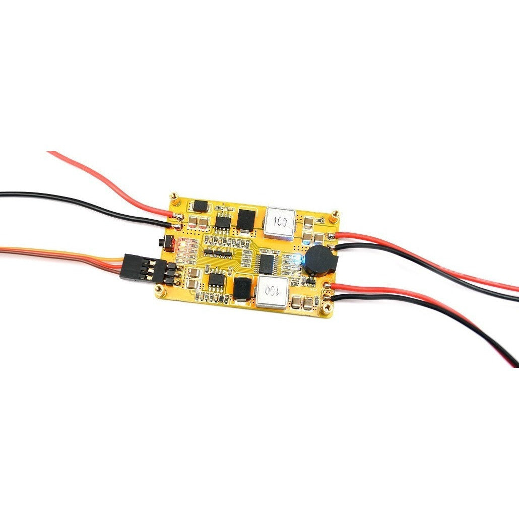 Matek UBEC Duo 4A/5~12V + aux channel switch + battery alarm