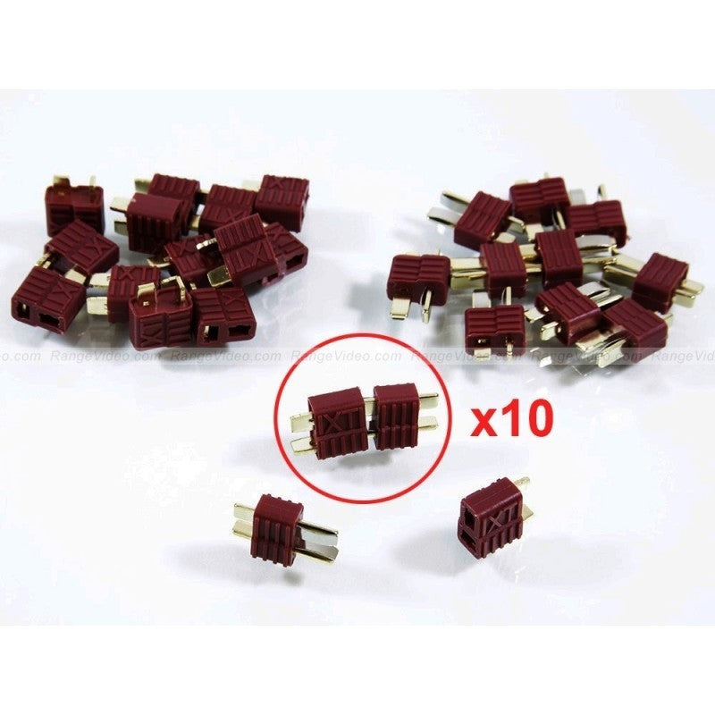 Deans Male and Female plug with grip 10 Pairs (20pc) 