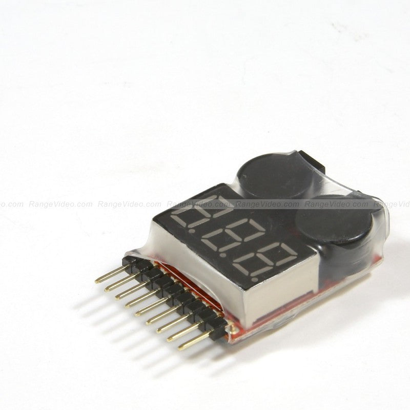 Lipo Battery Voltage Tester & 2-8S Low Voltage Buzzer