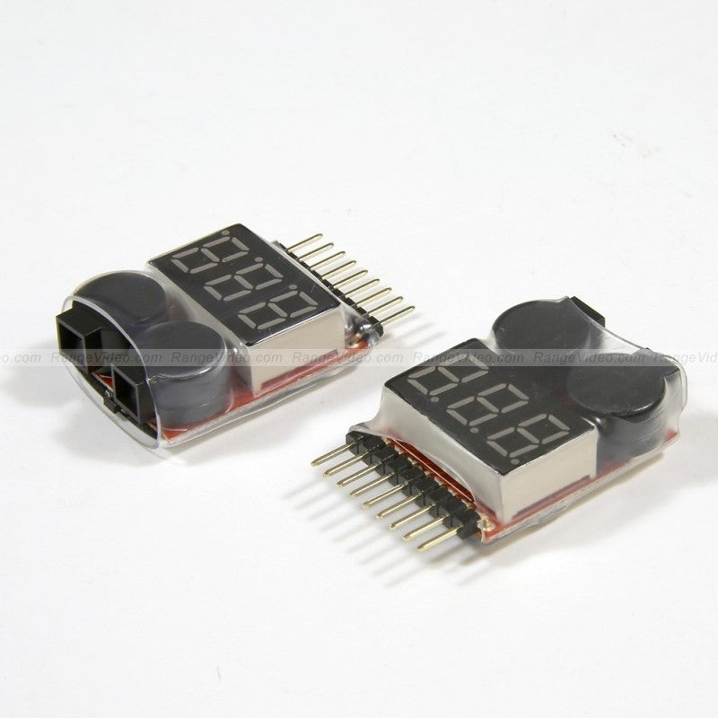 Lipo Battery Voltage Tester & 2-8S Low Voltage Buzzer