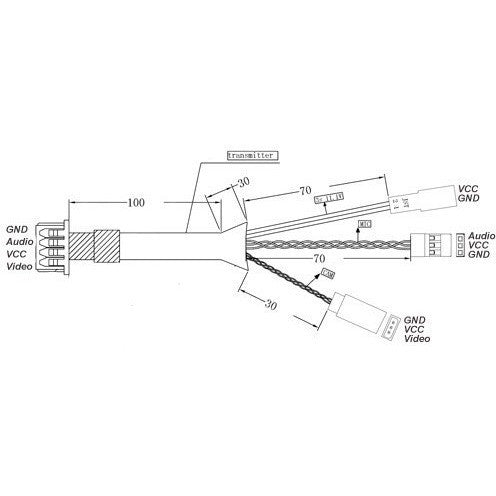 FPV wire harness - wire harness for video transmitters