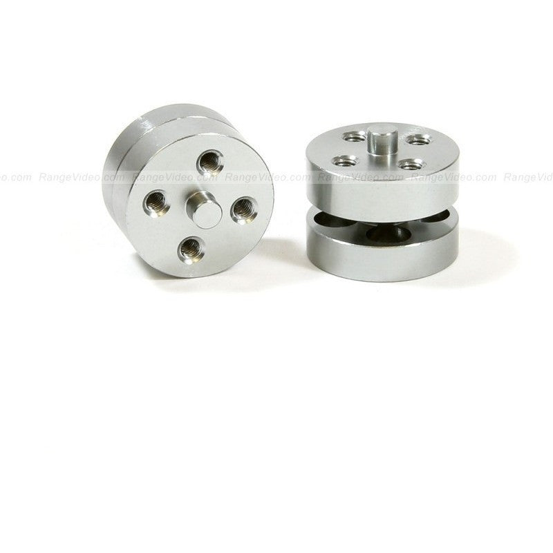 1 Pair CW/CCW CNC Aluminum Alloy Quick Mount Propeller Adapter Propeller Base Holder-Yellow