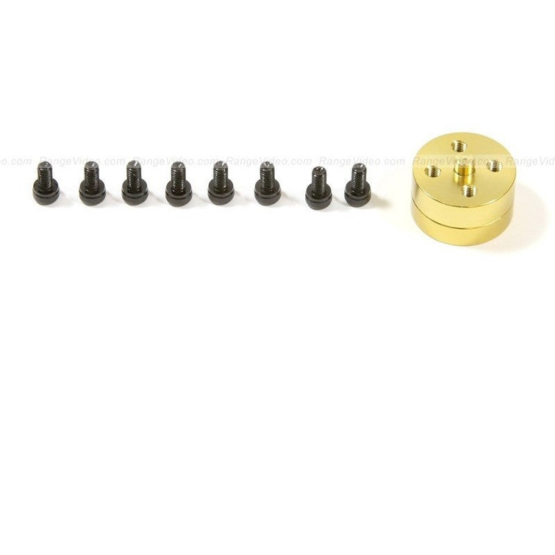 1 Pair CW/CCW CNC Aluminum Alloy Quick Mount Propeller Adapter Propeller Base Holder-Yellow