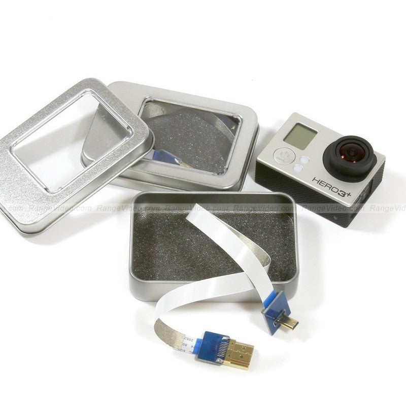 Thin HDMI Mini to Standard HDMI Flat Ribbon Cable –30cm