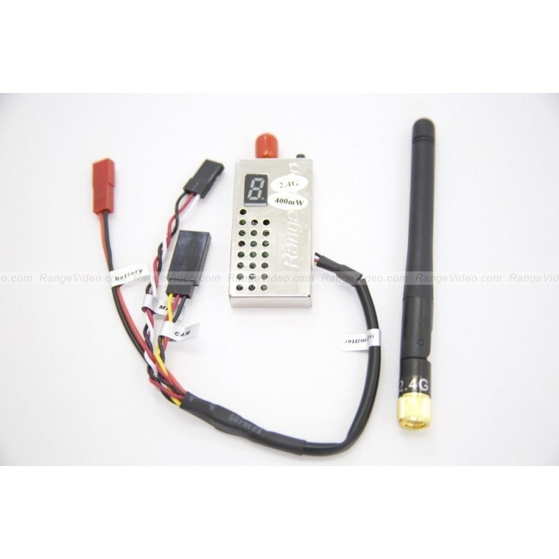 2.4 GHz 400mW FPV video transmitter module  w/antenna & harness