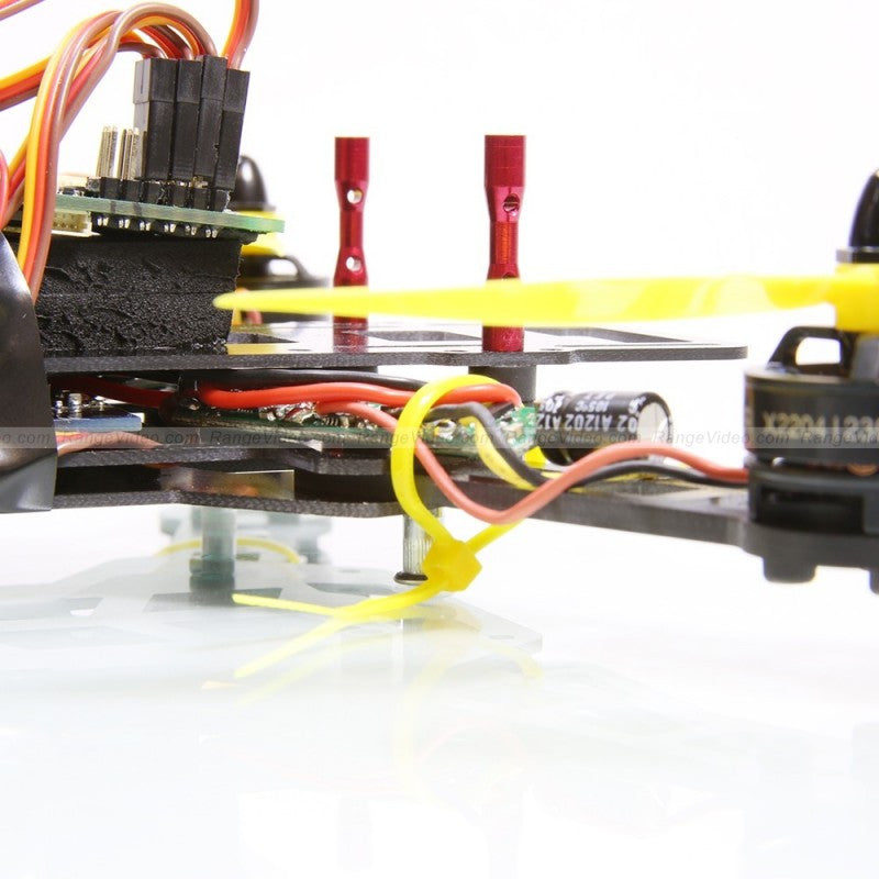 HQ 4.5mm Round Female-Female Standoff M3x0.5x25mm - red (2pcs/set) 