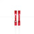 HQ 4.5mm Round Female-Female Standoff M3x0.5x30mm - red (2pcs/set)
