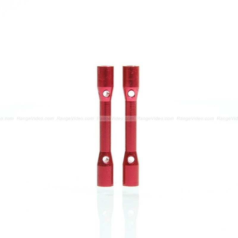 HQ 4.5mm Round Female-Female Standoff M3x0.5x35mm - red (2pcs/set)