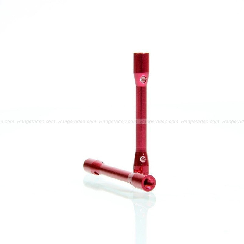 HQ 4.5mm Round Female-Female Standoff M3x0.5x40mm - red (2pcs/set)