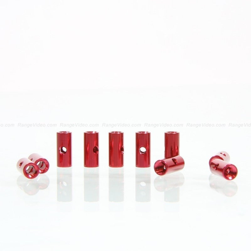 HQ 4.5mm Round Female-Female Standoff M3x0.5x10mm - red (10pcs/set) 