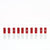 HQ 4.5mm Round Female-Female Standoff M3x0.5x10mm - red (10pcs/set) 