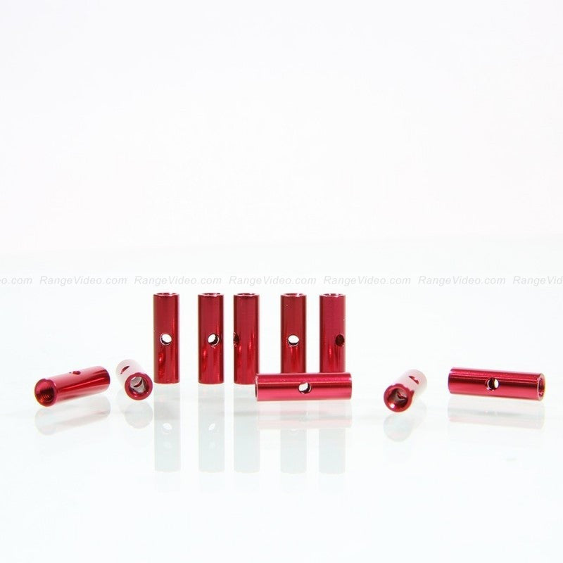 HQ 4.5mm Round Female-Female Standoff M3x0.5x15mm - red (10pcs/set) 