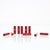 HQ 4.5mm Round Female-Female Standoff M3x0.5x15mm - red (10pcs/set) 