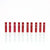 HQ 4.5mm Round Female-Female Standoff M3x0.5x20mm - red (10pcs/set)