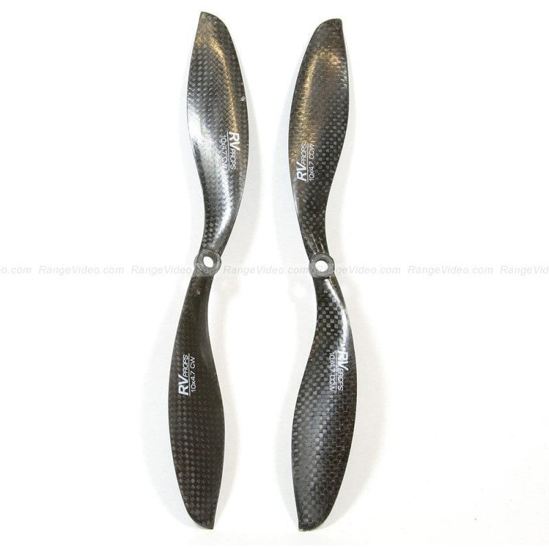 RVPROP 10 X 4.7 Carbon Fiber Multirotor Propeller CW & CCW Propeller Set