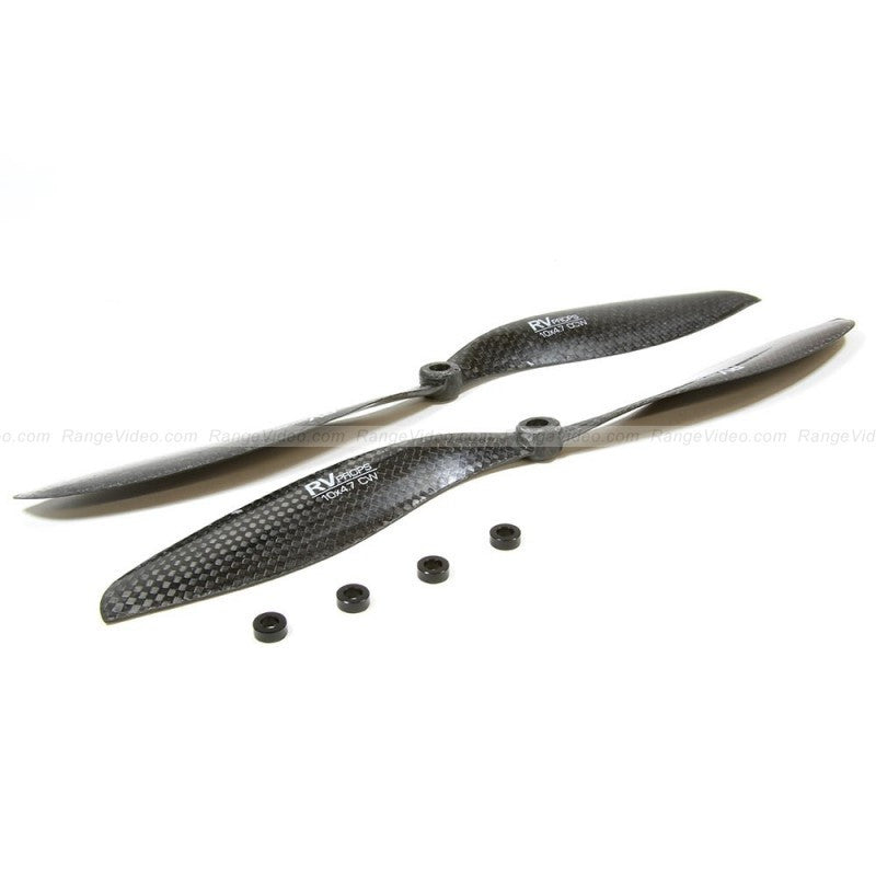 RVPROP 10 X 4.7 Carbon Fiber Multirotor Propeller CW &amp; CCW Propeller Set