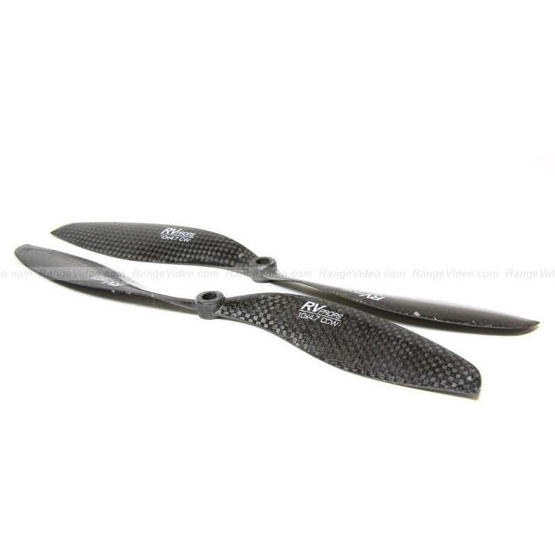 RVPROP 10 X 4.7 Carbon Fiber Multirotor Propeller CW & CCW Propeller Set