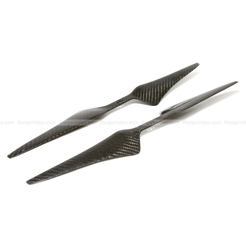 RVProp 17 X 5.5 Multirotor CF Propeller Set (CW & CCW) for Pancake Motors