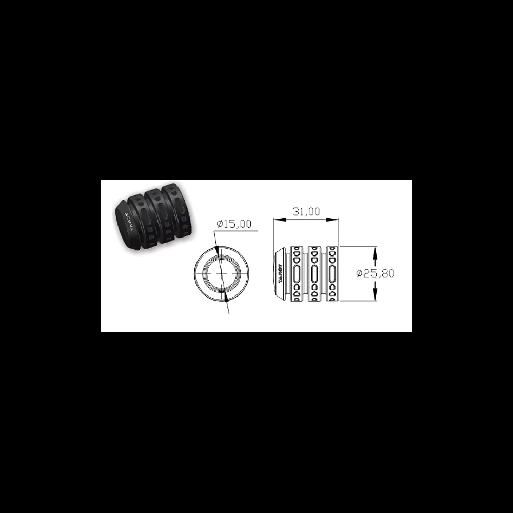 Tarot 16MM Sleeve Damper for Landing Gear