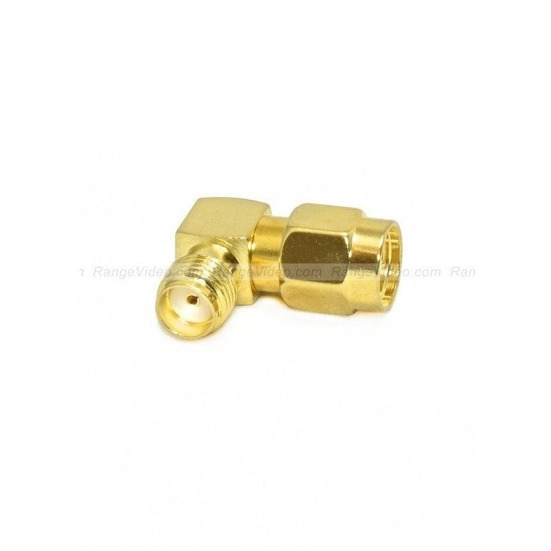 SMA male to SMA female right angle adapter