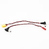 Battery adapter cables XT60 / JST to 2.1mm barrel (2 pack)