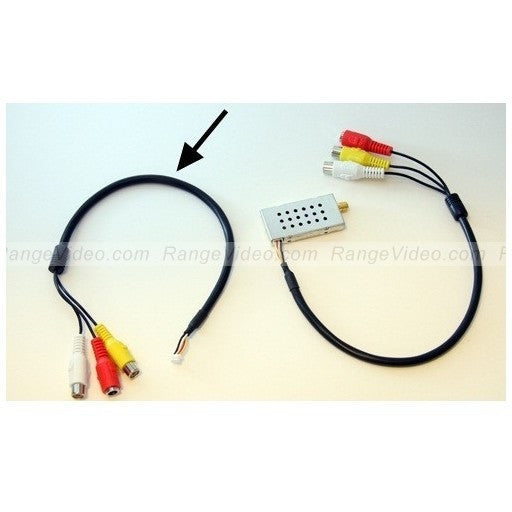 RCA wire harness for a/v transmitters
