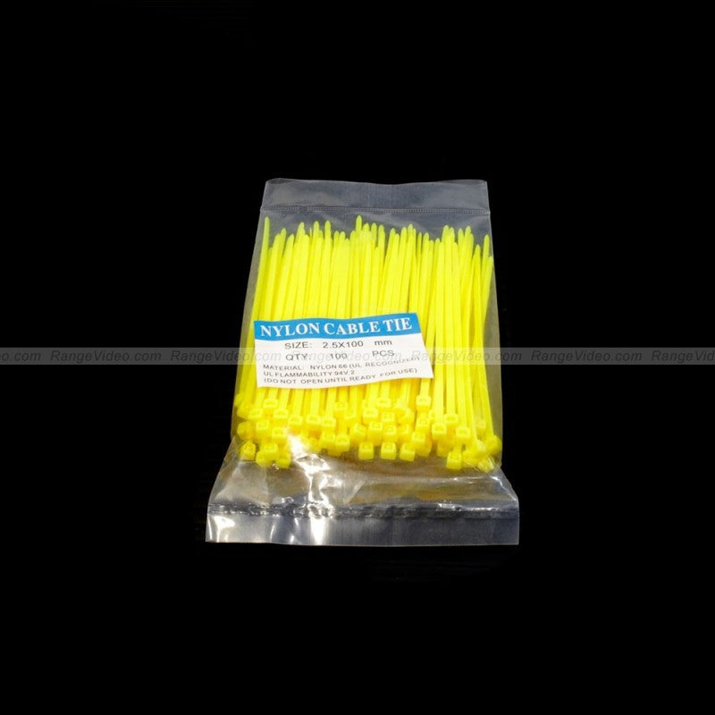 Self-locking Nylon Cable Zip Tie 2.5x100mm (100pcs/set)