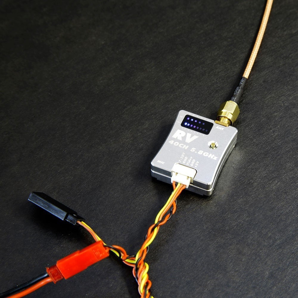 RangeVideo 5.8GHz 600mW video transmitter with microphone and aluminum case