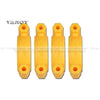 TL100A01- Tarot 25MM  Tube Clamp Plastic black/yellow