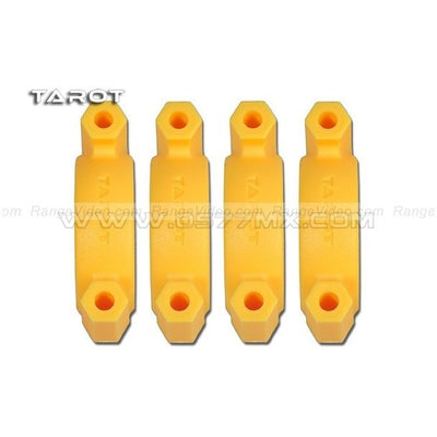 TL100A01- Tarot 25MM  Tube Clamp Plastic black/yellow