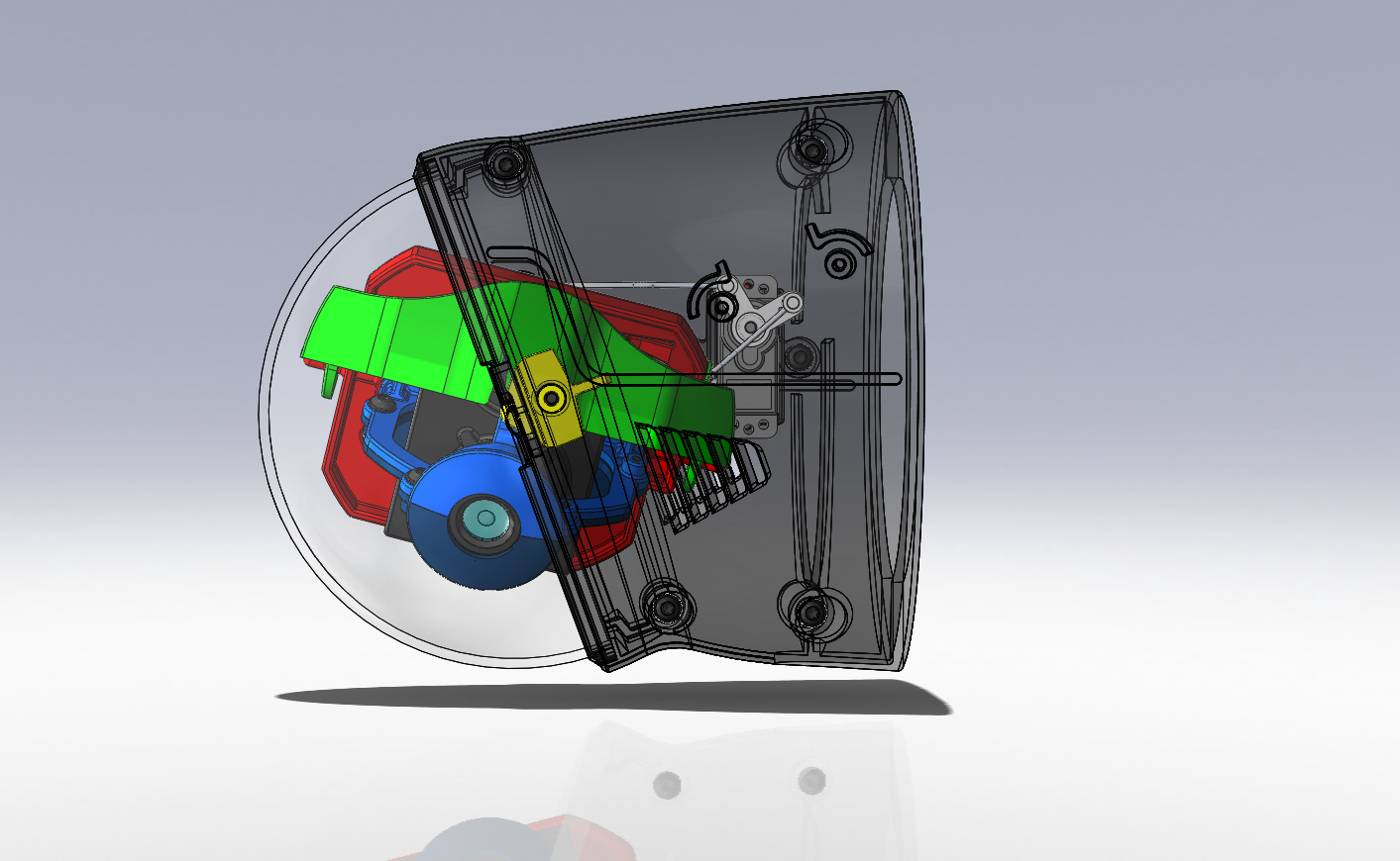 RVJET 1950 mm FPV Flying Wing Kit with Pan and Tilt Dome- EPP Black