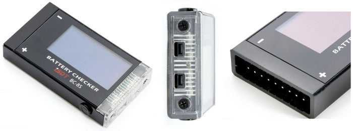 ISDT BC-8S Battery Checker with  Buzzer OLED Screen