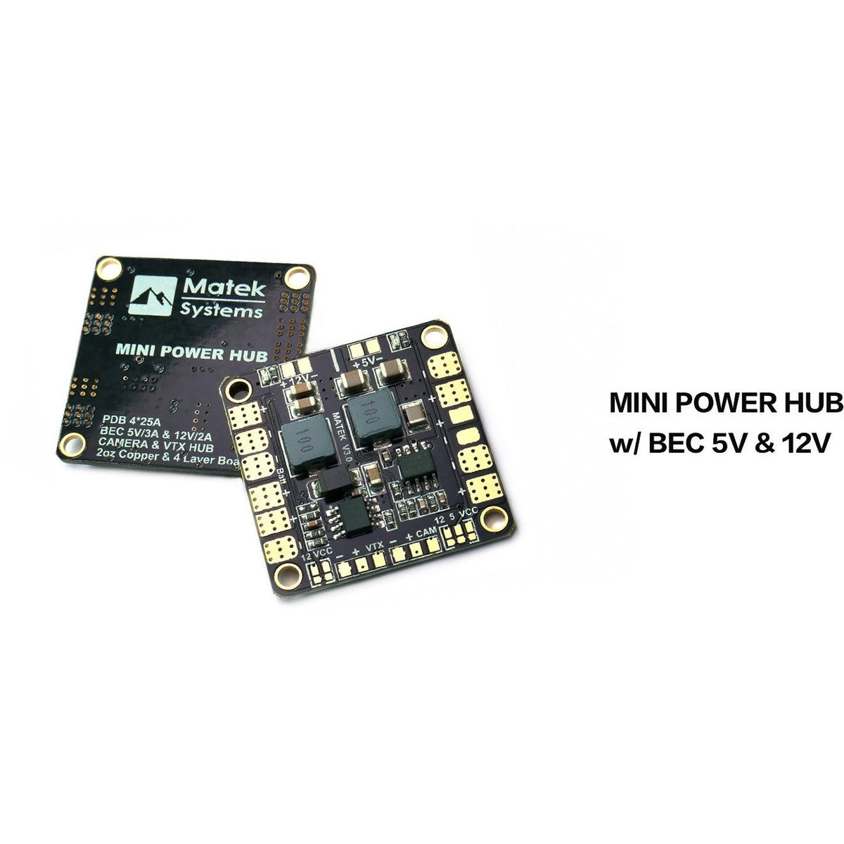 Matek Power Hub w/BEC 5V & 12V
