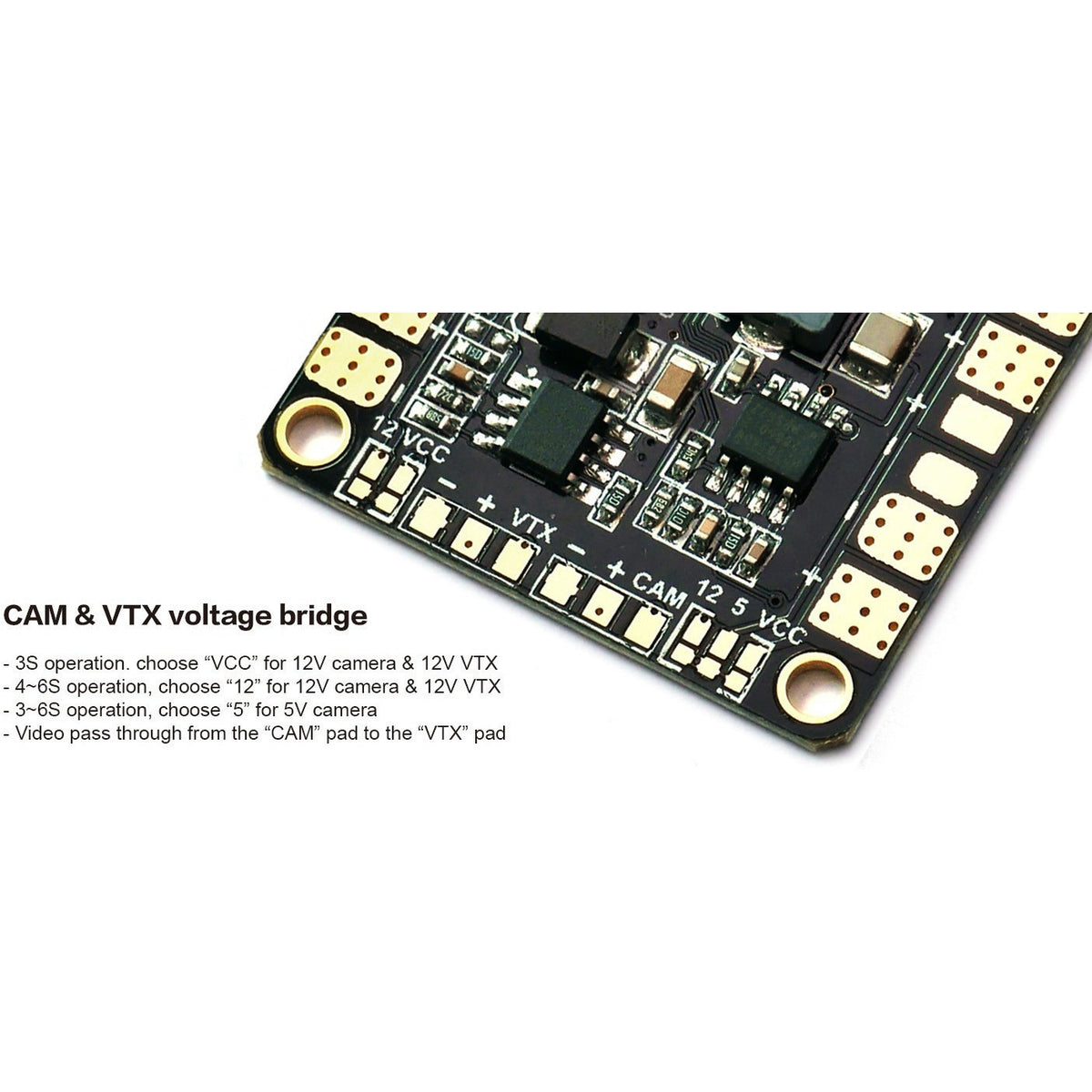 Matek Power Hub w/BEC 5V & 12V