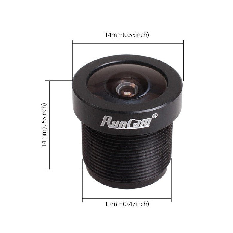 RunCam 1/3" camera lens f2.3mm FOV 150