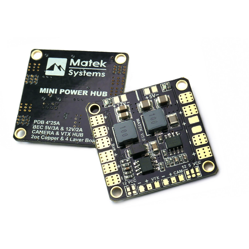 Matek Power Hub w/BEC 5V & 12V